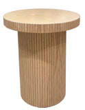 pole wrap round side table