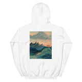 Unisex Hoodie with Mountain sunset