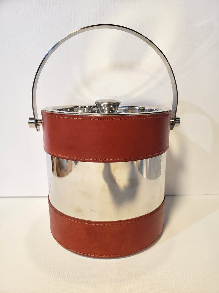 Modern Leather Ice Basket