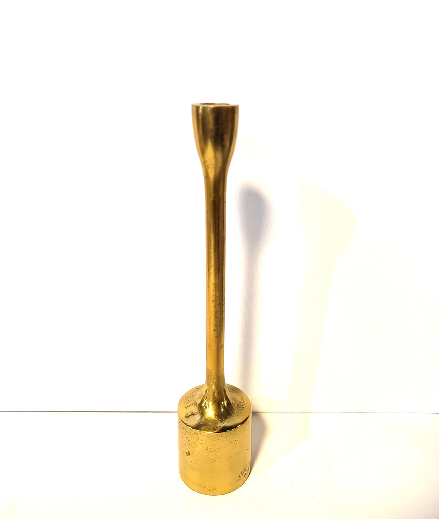 Contemporary Gold Candle Holder (Medium)